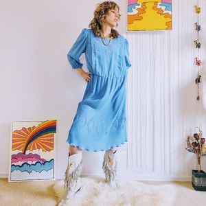 Vintage Blue Dress